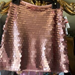 1.state Pink Sequin Skirt